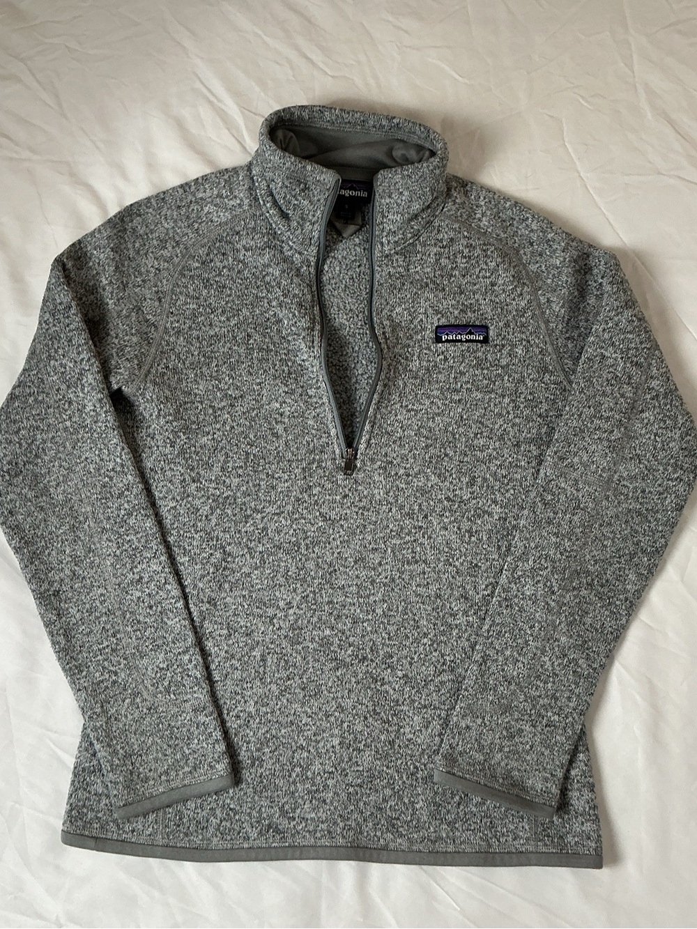 Patagonia Better Sweater 1/4 Zip Fleece Gray Women's Small
